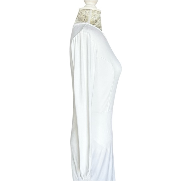 Sexy ASOS Stretch White Bodycon Women's Dress Summer Party Cocktail Size 6 - Picture 6 of 8